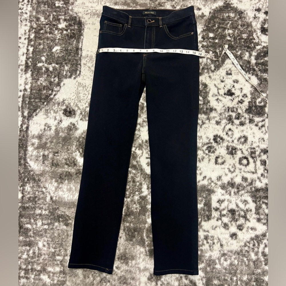 Women's Straight Leg Jeans - Black - Picture 2 of 5